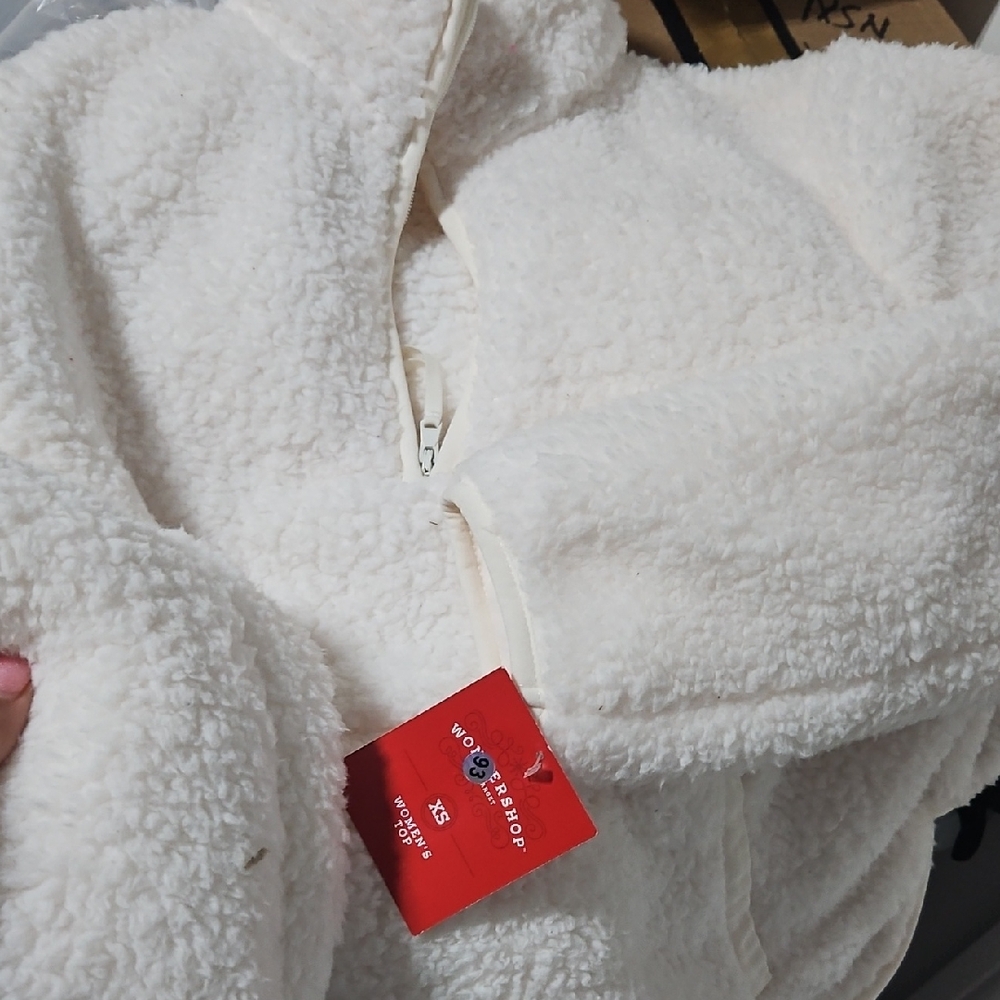 Wondershop Cream Fleece Hoodie For Women